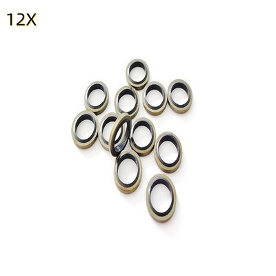 12PCS Cummins 12mm Banjo Bolt Seals Fuel Line Sealing Washer 12V 24V 5.9 3963983