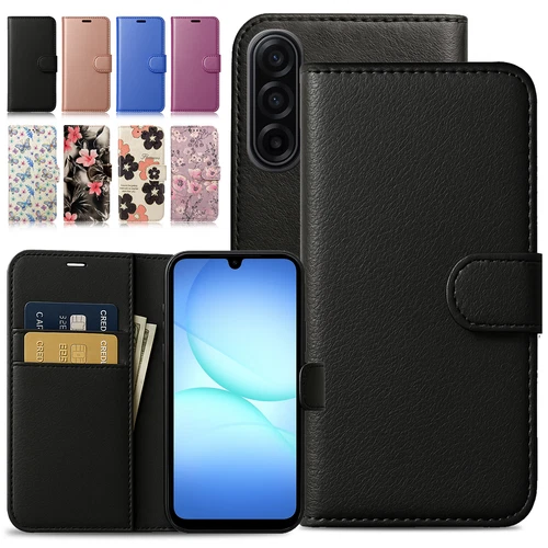 Flip Leather Phone Case for Samsung A17 A16 A26 A36 A35 A56 Magnet Wallet Cover