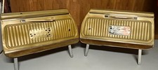 1970 Monte Carlo Gold Door Panels Cards Pair Oe Nice Condition Rare