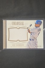 2014 Panini National Treasures - Colossal Dee Gordon #36 4/99 (MEM)