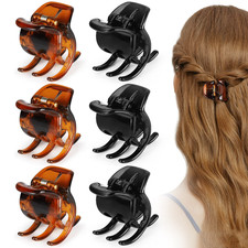 6 Pieces Hair Claw Clips, 1.3 Inch Jaw Clips for Thick or Medium Hair