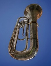 Yamaha Ybb-201s 3 Valve Silver Tuba Serial Number: 007323
