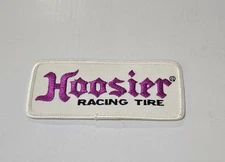 Hoosier Racing Tire, Auto Racing, Patch, Original, Circa 2000's, New, 4.25"