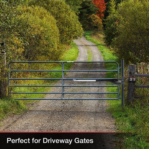 Versatile Automatic Gate Opener - Fits 12ft Gates, Black Finish, DIY Friendly - Picture 4 of 7