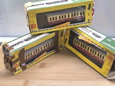 Tris Carrozze FLEISCHMANN TIPO CENTOPORTE  In Metallo Db DR Germany X LIMA ^60