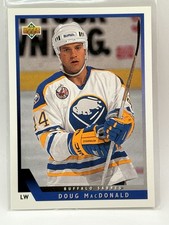 1993-94 Upper Deck Doug MacDonald Rookie Buffalo Sabres #97