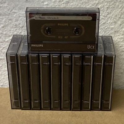 11x Philips Ultra UCX 60 / 90 Audio Kassette Cassette Tape MC - Bitte Lesen