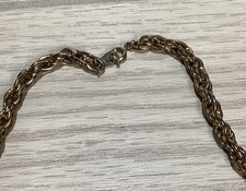 Goldtone 16" Necklace Rope Chain Vintage