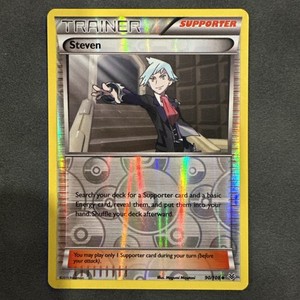 Steven [Reverse Holo] #90 Pokemon Roaring Skies NM