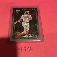 2024 Topps Chrome - Jackson Holliday #USC200 (RC) Baltimore Orioles ROOKIE CARD 