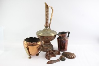 Vintage Copper Ware Inc Persian Aftaba Jelly Moulds Pitcher 2250g
