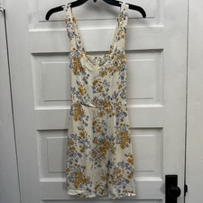 Floral Sundress Mini Dress Reformation Women’s 4 Ivory