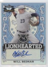 2021 Leaf Valiant Lionhearted Platinum Blue /35 Will Bednar #LH-WB1 Auto 0j5z