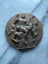 Medaglione CRITERIUM STUDENTESCO ATLETICA LEGGERA 1955 MANETTI Medaglia CSI