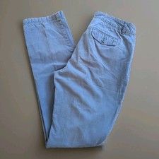 Eddie Bauer Legendwash Stretch Curvy Fit Straight Leg Pants Women's Size 8T Blue