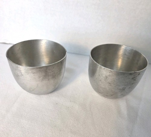 2 Jefferson cups made by Kirk Pewter model 223 By Hanle