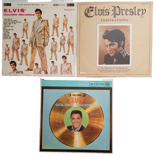 Elvis Presley 12" LP Vinyl Record Albums Bundle x3 Job Lot