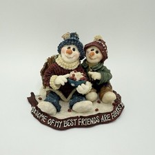 Boyds Bears "Windy and Frostbite...Takes One to Know One" 1E Resin Snow Dooodes