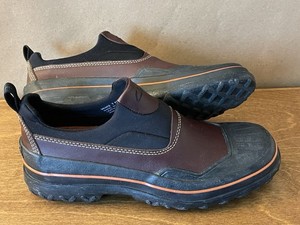 Clark’s Women’s Muckers Muck Shoes Leather Rubber Slip-On Sz 7 Trail Duck Barn