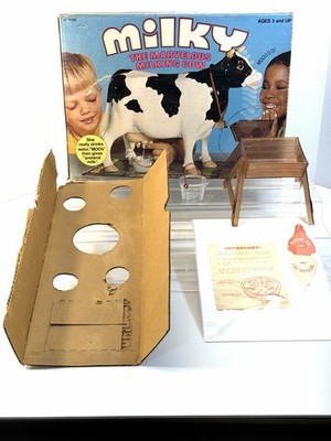 VINTAGE 1977 Kenner MILKY THE MARVELOUS MILKING COW BOX/Accessories Only-READ!