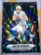 Panini Elite 2025 Justin Herbert QB Chargers SSP Razzle Dazzle Case Hit Chargers