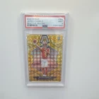 2024 Panini Mosaic Rookie Jayden Daniels #302 Reactive Yellow Mosaic Prizm PSA 9