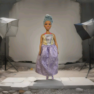 Barbie Fashionistas Doll Curvy Asian Aqua Hair 2016 And Extra Outfit VGUC C189