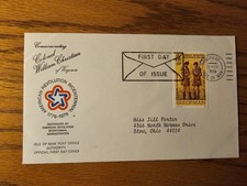 Isle of Man 1976 American Revolution Bicentennial First Day Cover 13p Colonel