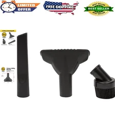 1.25" Cleaning Kit for Upholstery & Car - Round Brush, Crevice Tool, Gulper N...