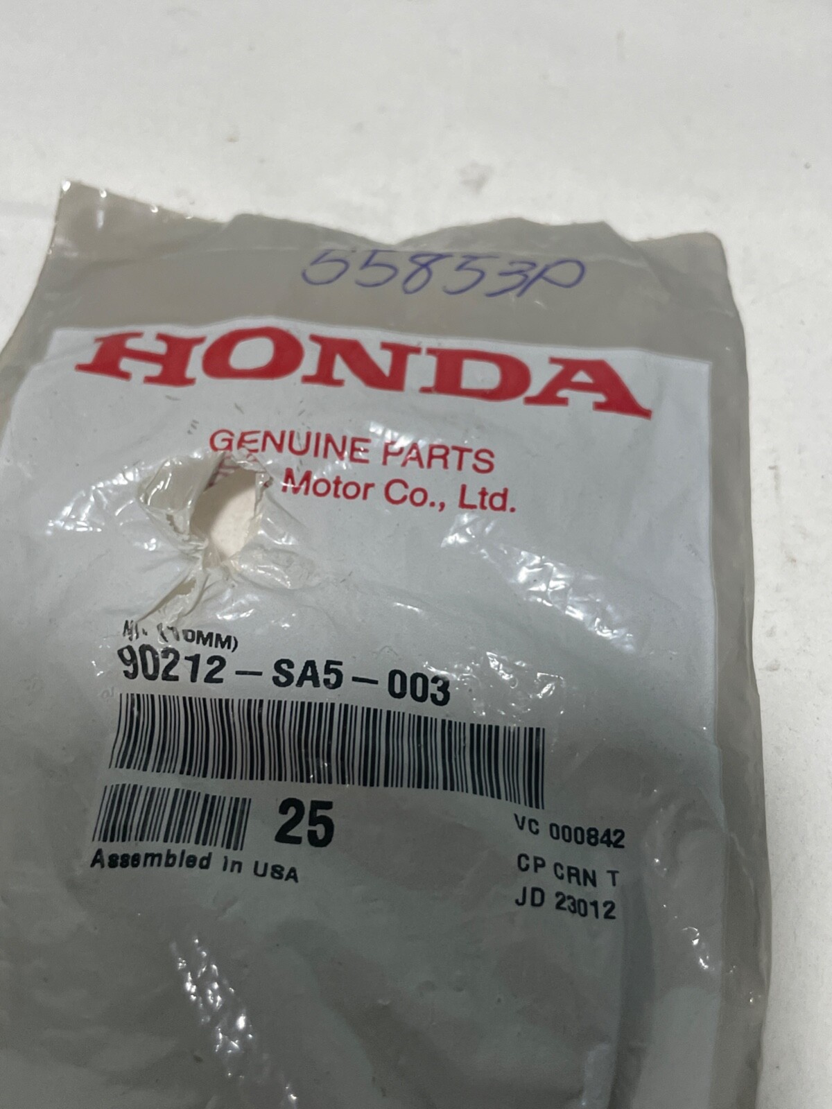 OEM ACURA HONDA 10MM Exhaust Nuts 90212SA5003 pack of 10 eBay