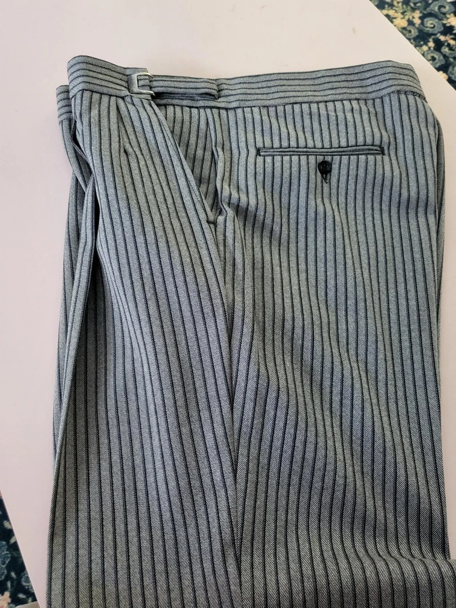 Christian Dior Gray Striped Formal Pants eBay