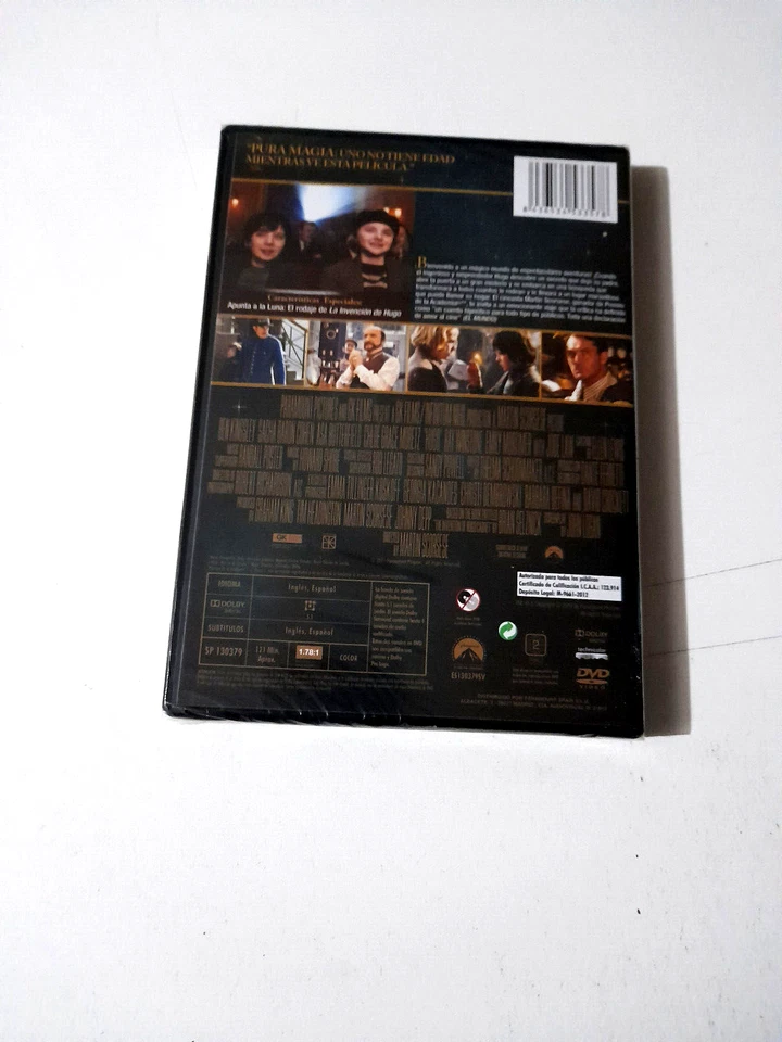 DVD "LA INVENCION DE HUGO" PRECINTADO SEALED MARTIN SCORSESE CHLOE GRACE MORETZ - Imagen 2 de 2