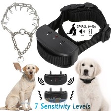 Adjustable Electric Static/Sound Anti-Bark Training Collar Prong Collar for Dogs