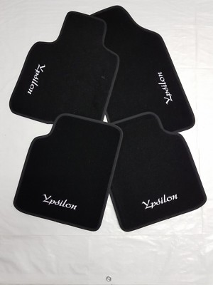 LANCIA MUSA Tappeti Grigi Per Auto, Set Completo Di Tappetini In Moquette Su Misura Con Ricamo A Filo - Foto 4