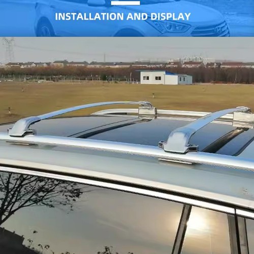 2PCS Cross Bar Fits for VW. Terrament 2018-2021 Crossbar Luggage Rails Silver - Picture 9 of 10