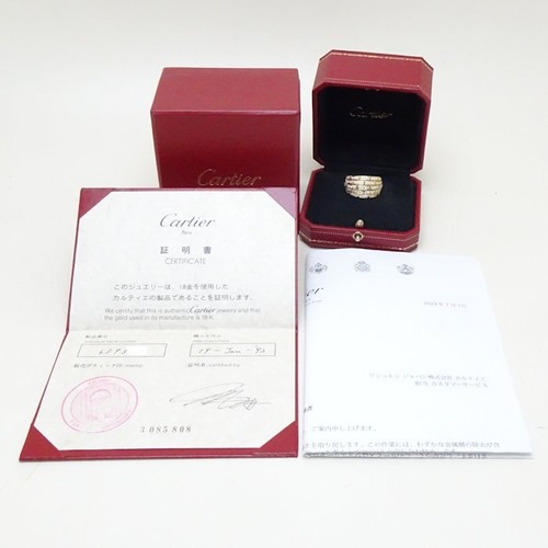 Anillo CARTIER Oriane Oro Amarillo 18K Diamante Talla 57/292105 - Imagen 9 de 10