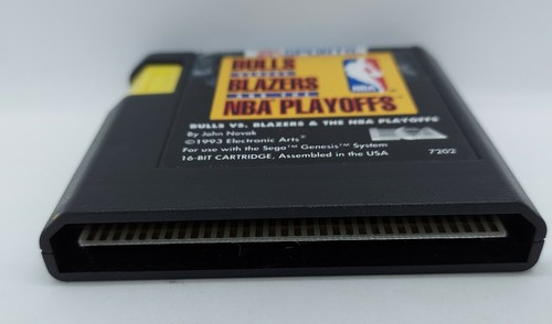 Bulls Versus Blazers and the NBA Playoffs EA Sports for the Sega Genesis Tested - Picture 4 of 4