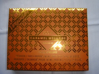 zoeva caramel melange voyager set lidschatten kompakt und highlighter kompakt
