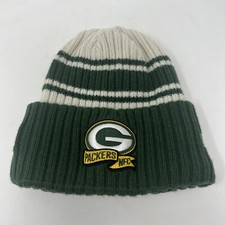 2022 Sideline Green Bay Packers New Era Winter Hat NFL Excellent condition Youth