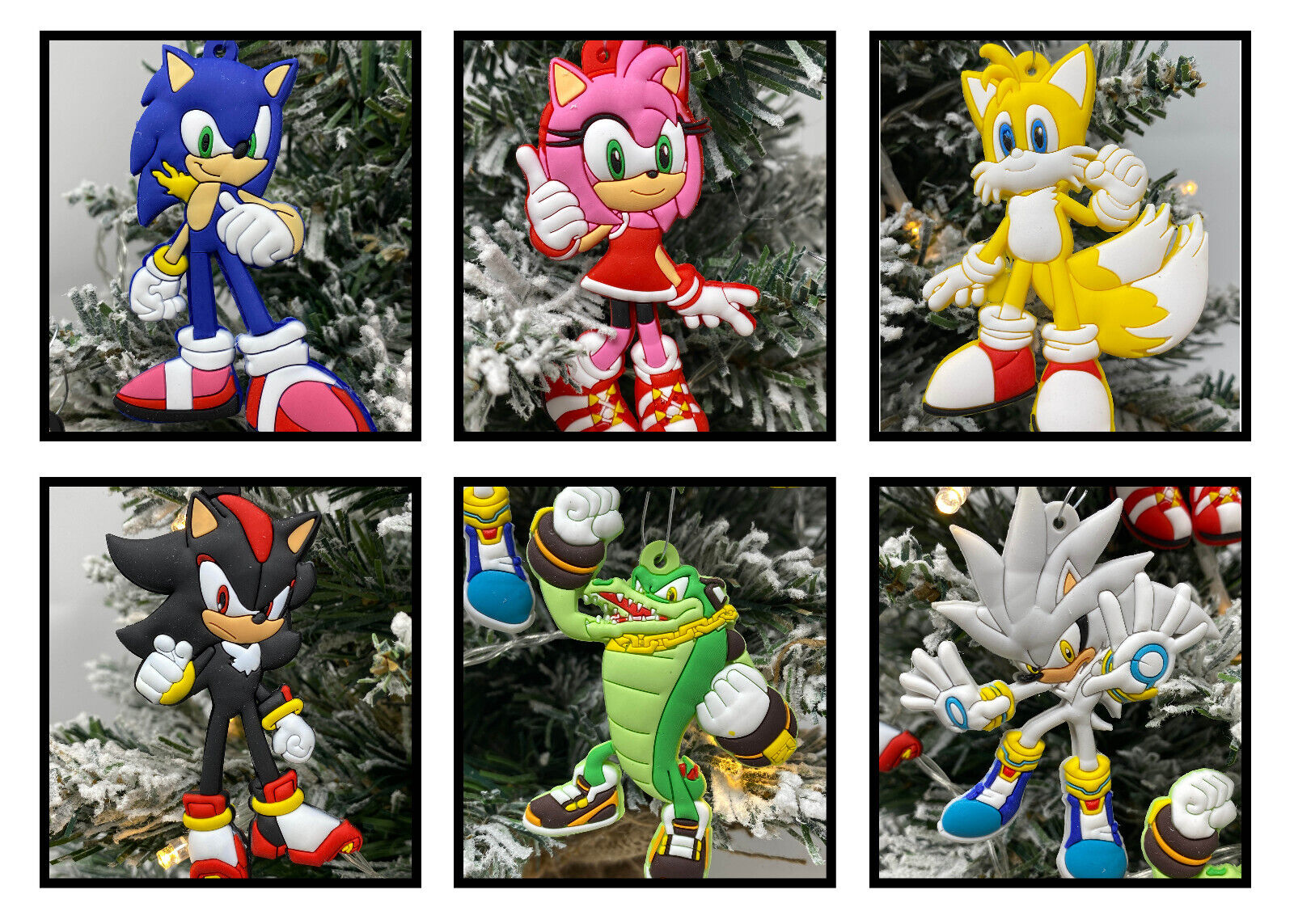 Hallmark Sonic the Hedgehog Shadow Christmas Ornament 