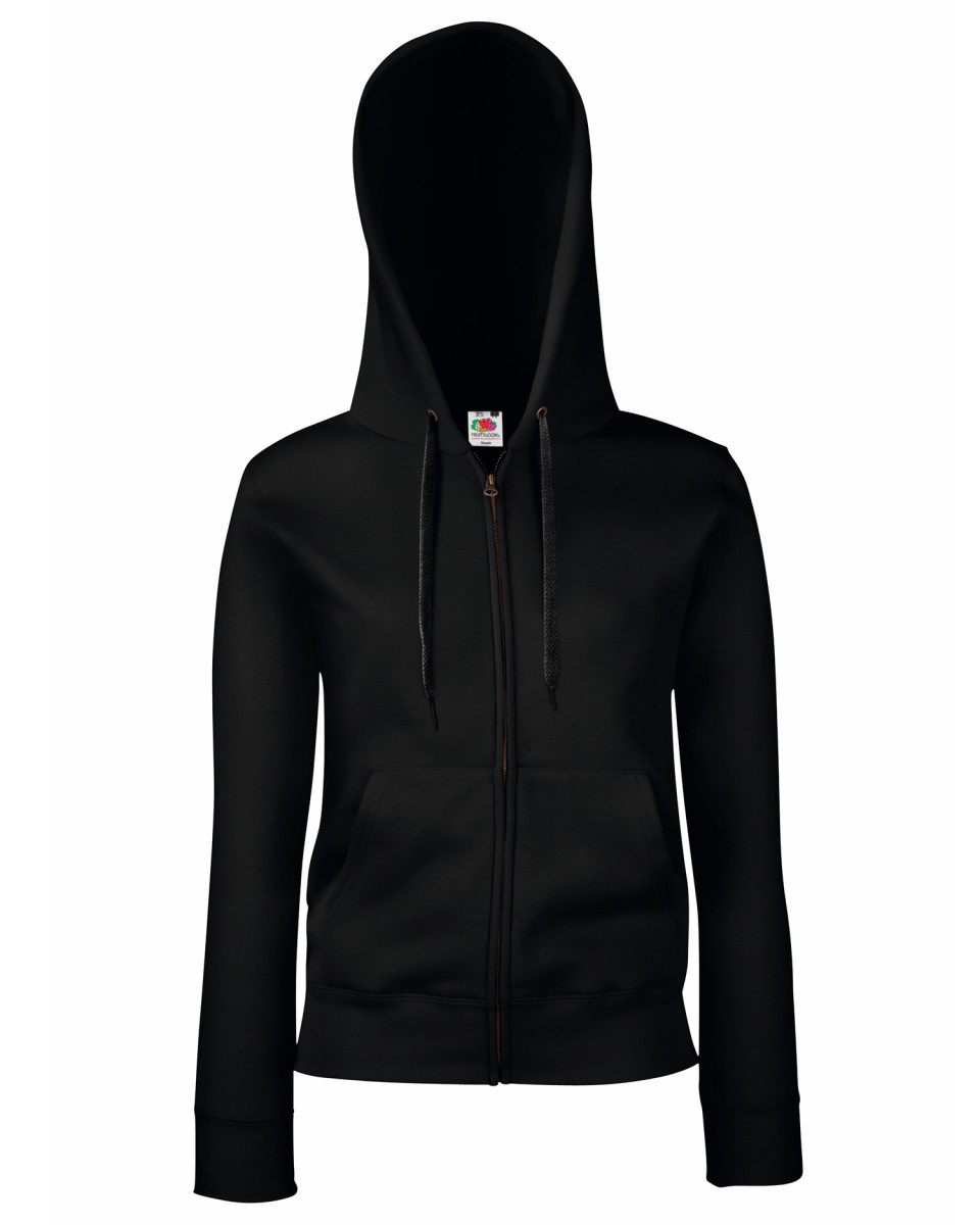 Fruit Of The Loom Lady-Fit Premium Hooded Sweat Zipped Jacket