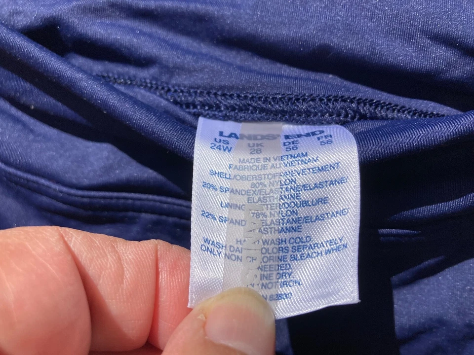 Bikini Hose Lands End Gr. 58 Dunkelblau NEU und ungetragen - Bild 2 von 3