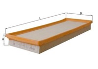 Knecht LX522 Luftfilter FüR Cougar Mondeo 1.6 1.8 2.0 02.93-12.01 Ford