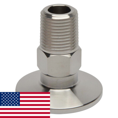KF-25 NW-25 3/8'' NPT (MALE) Adapter Vacuum Fitting SS304 LoCo SCIENCE!!