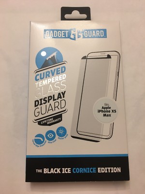 GADGET GUARD Black Ice Cornice GLASS Screen Protector for Apple iPhone Xs Max