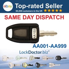 LockDoctor.Biz Metal Filing Cabinet & Desk Replacement Keys AA001-AA999 FREEPOST