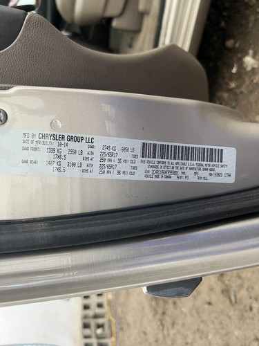 Used Steering Wheel fits: 2015 Chrysler Town & country Grade A - Picture 7 of 11