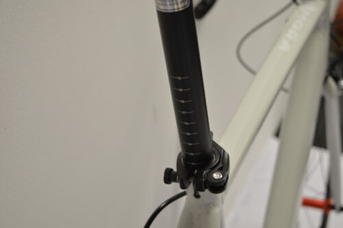 Neu Rennrad Speedbike Strassenrad RH 50 54 58 Alu sehr leicht 700C grau-weiß - Bild 7 von 14
