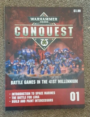 Warhammer 40k Hachette Partworks Conquest Magazin Einzelhefte (ohne Modelle)