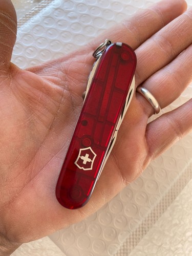 Navaja suiza vintage VICTORINOX Champion acero inoxidable oficial suizo - Imagen 10 de 10